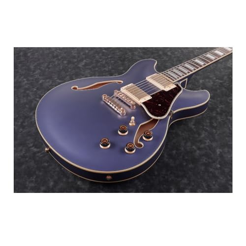 Metallic Purple Flat Semi-Hollow Electric Guitar M46426