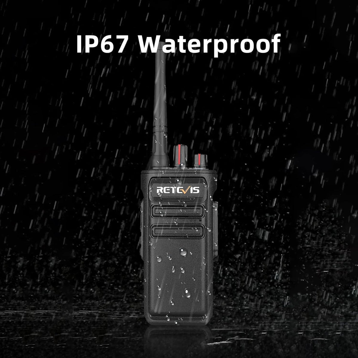 4 Pack IP67 Waterproof Two Way Radios T7848