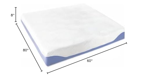 5 Inch Memory Foam Mattress, Twin Q585