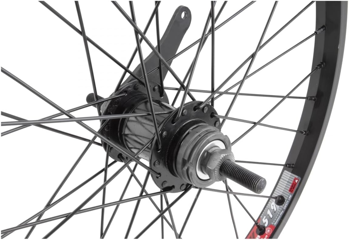 20 x 1.75 36H Alloy Black Rear Bicycle Wheel I743223