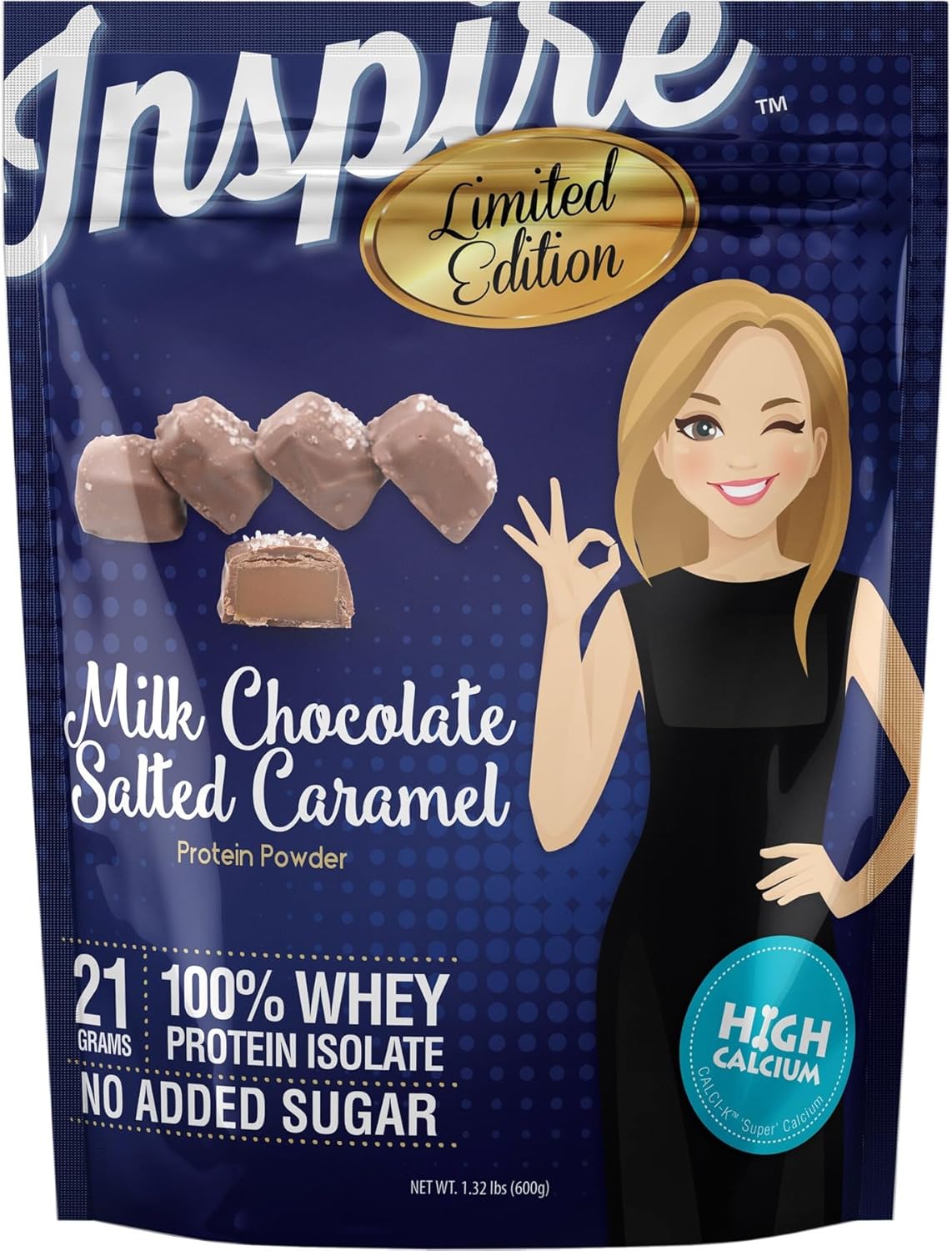 Milk Chocolate Salted Caramel Whey Protein Isolate Powder S407087