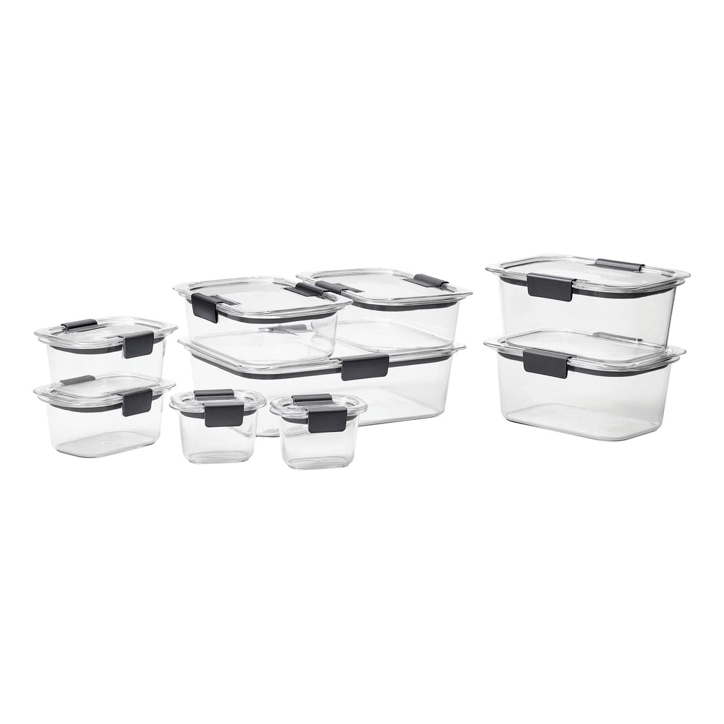 18 Piece Clear Tritan Plastic Food Storage Containers T71860