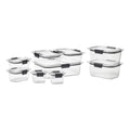18 Piece Clear Tritan Plastic Food Storage Containers T71860