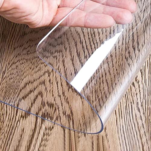 Clear Vinyl Plastic Floor Runner Protector Rug, 1.5mm T5097