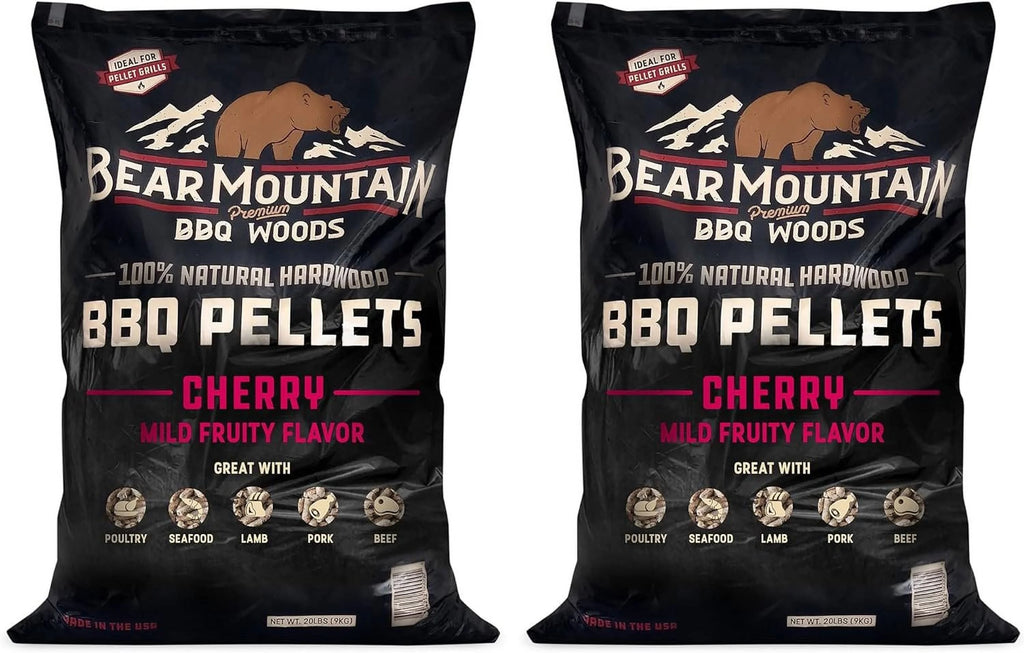 20 Pounds 2 Pack Cherry BBQ Smoker Pellets Y125