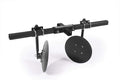 Green Powdercoated Disc Cultivator Garden Bedder Attachment with S-Tines and Row Maker Insert W607407