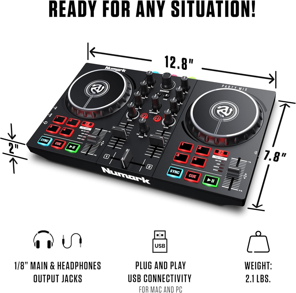DJ Controller with DJ Speakers L110401