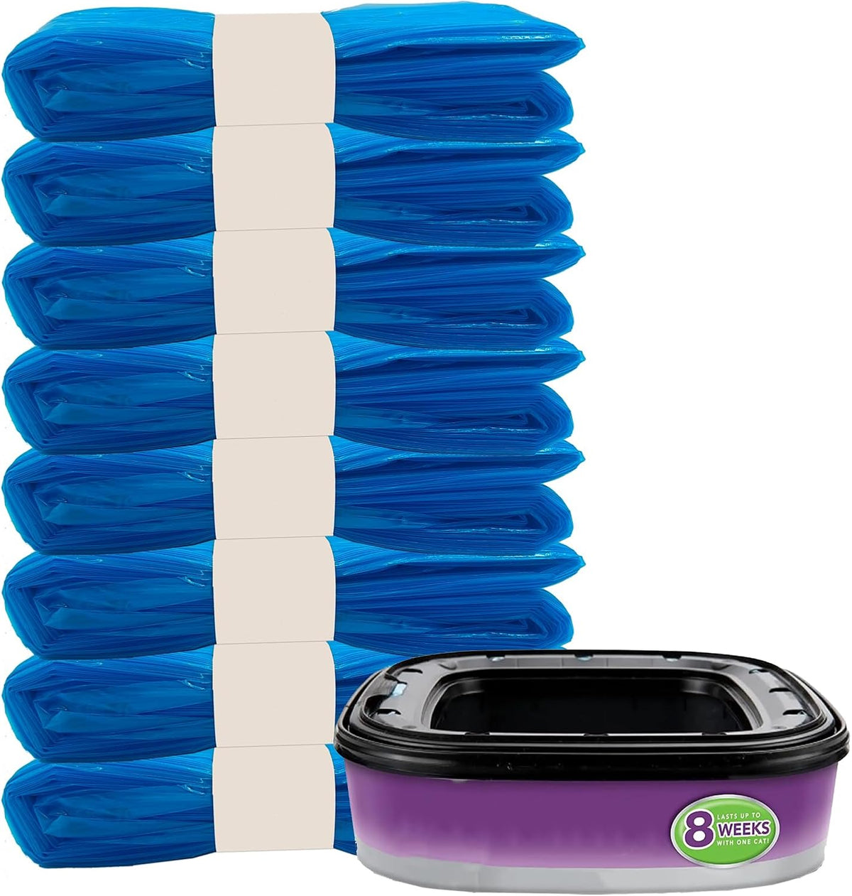 8 Pack Cat Litter Refills Bag O99875