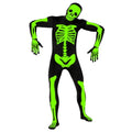 Skeleton Costume Glow in Dark N32658