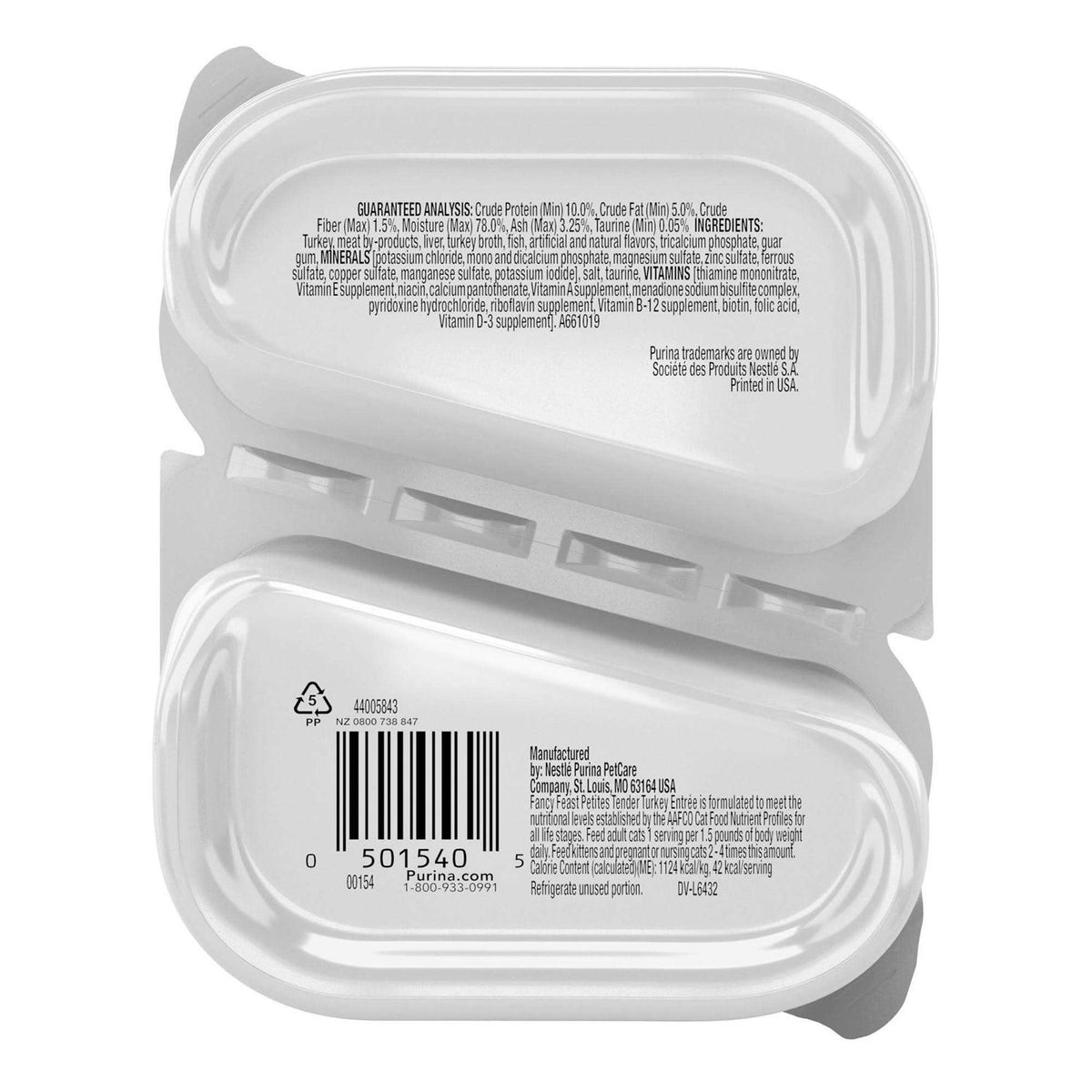 Pate Tender Turkey Entree Wet Cat Food K649