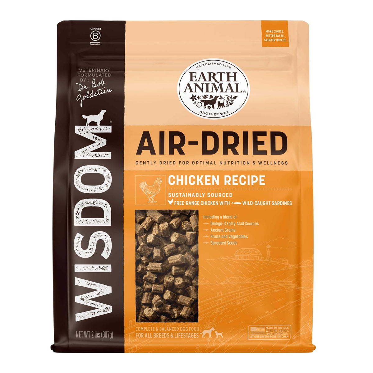 Chicken Air Dried Dog Food W40507