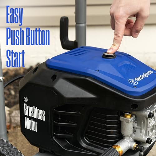 Electric Pressure Washer, 3400 Max PSI, 2.0 Max GPM, Brushless Motor, Onboard Soap Tank, Spray Gun and Wand, 5 Nozzle Set N6634