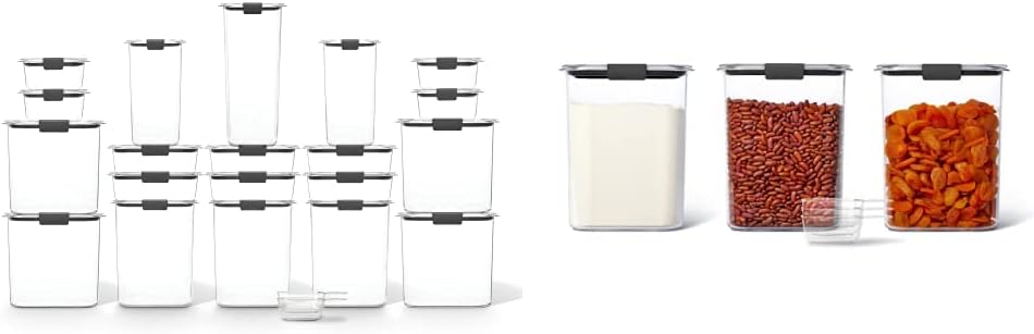 Set of 23 BPA Free Airtight Food Storage Containers with Lids U151946