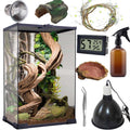 Reptile Terrarium 8 * 8 * 12 Vertical Habitat Tank Starter Kit R45091