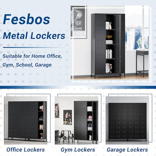 Blue Steel 3 Doors Metal Storage Locker D281024