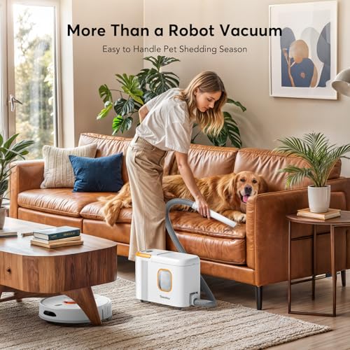 Robot Vacuum and Mop with Self-Emptying Dock Q602372