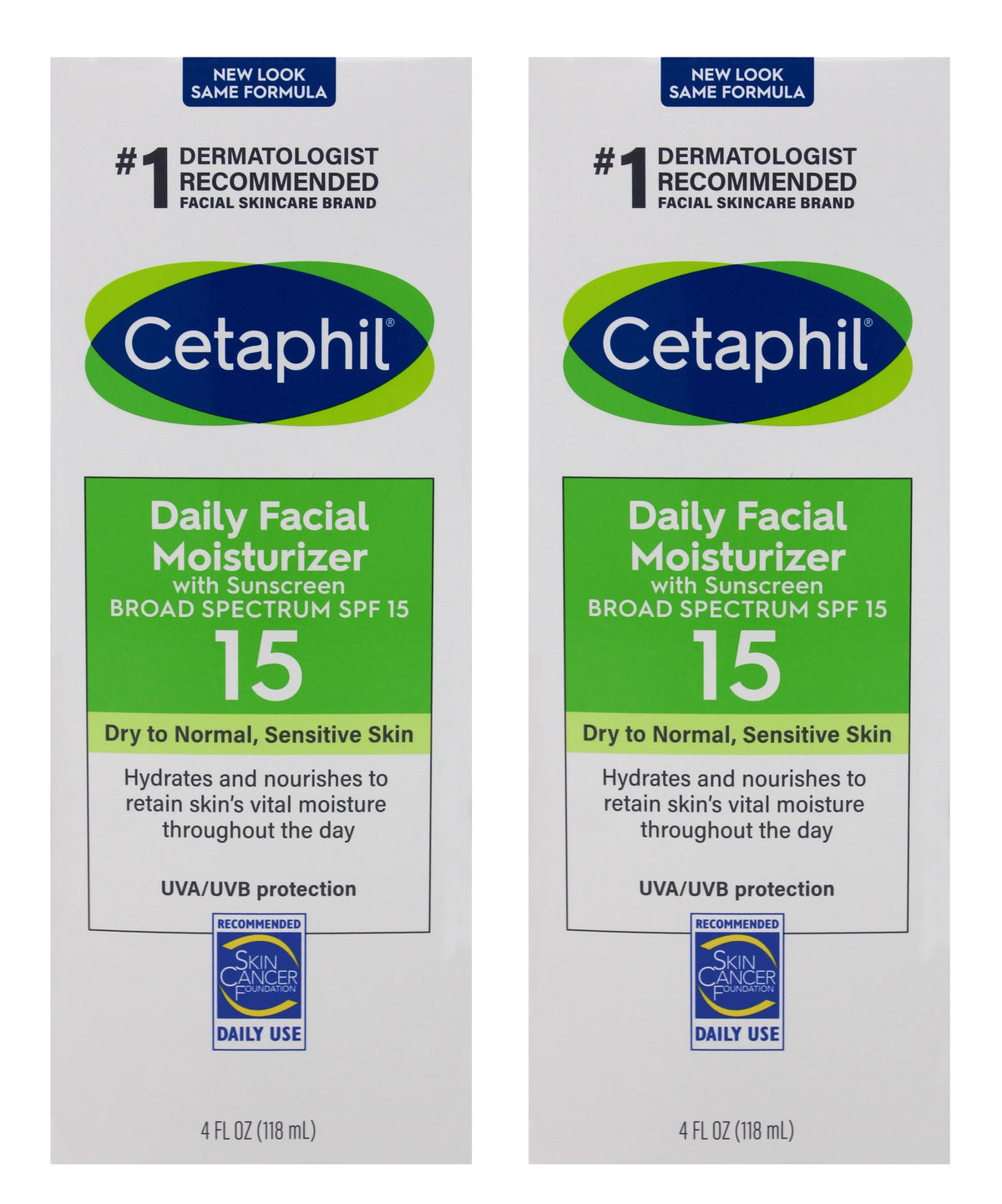 Daily Facial Moisturizer SPF 15 4 oz (Pack of 2) O431