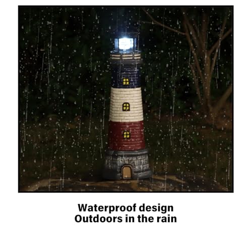 Waterproof Resin Solar Light with 360° Rotating LED Light O512042