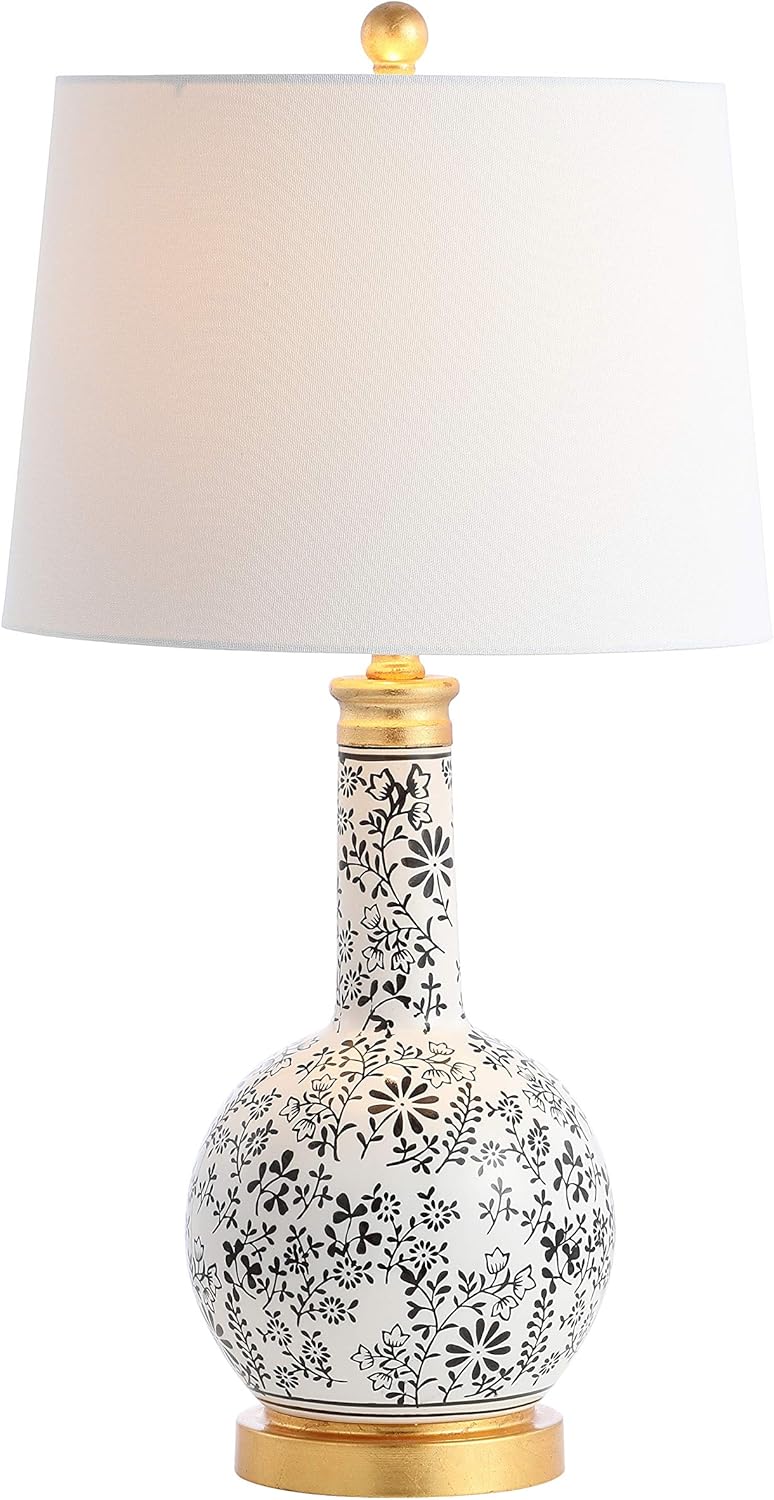 Black/ White 26-inch Table Lamp Set of 2 O1055