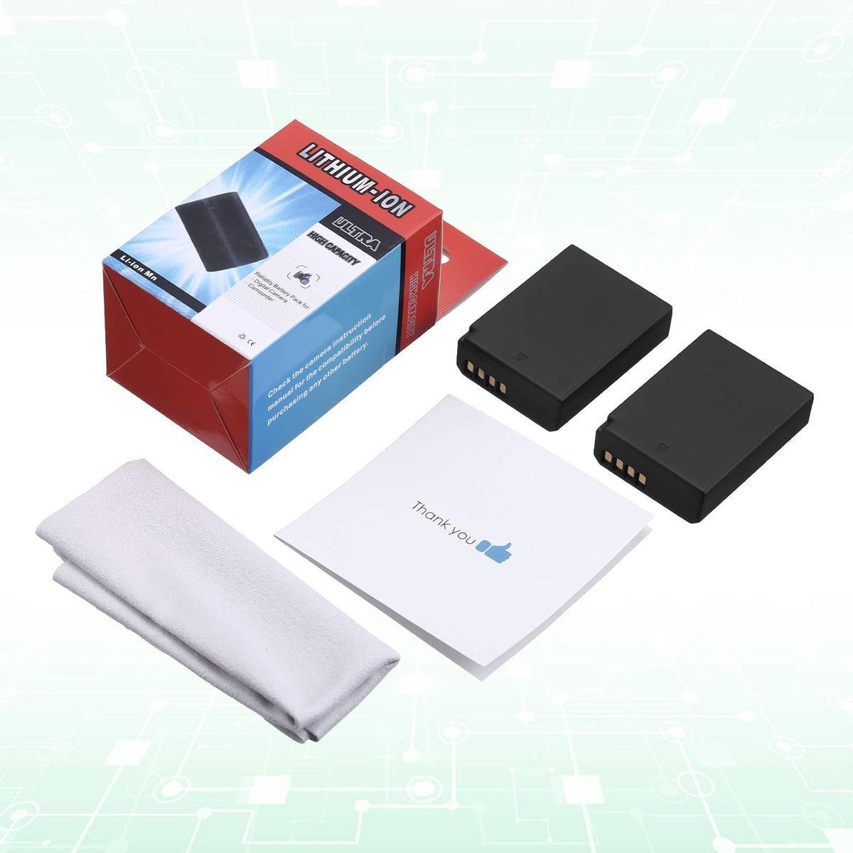 LP-E10 Batteries 2-Pack 1600mAh Z127