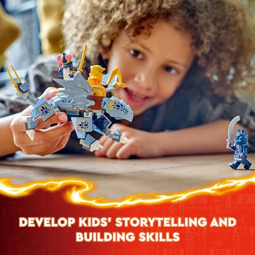 Young Dragon Riyu Playset with 3 Ninja Minifigures F915