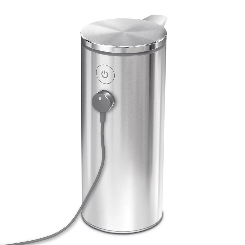 9 oz. Touch-Free Automatic Rechargeable Sensor Liquid Soap Dispenser, Brushed Stainless Steel E776572