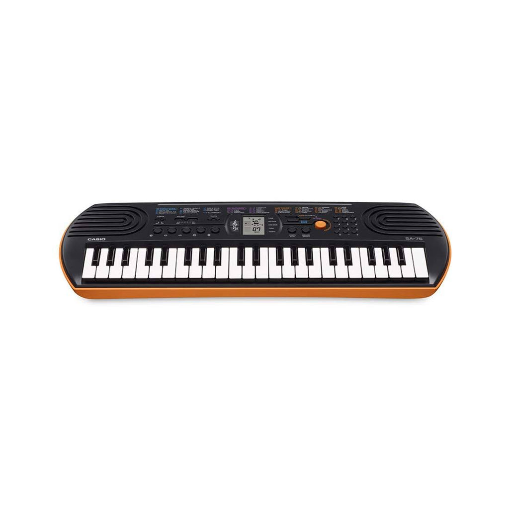 44-Key Electronic Mini Keyboard Black Orange I162