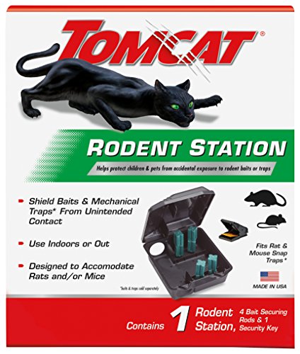 Rodent Station with 4 Bait Securing Rods and 1 Security Key N7220