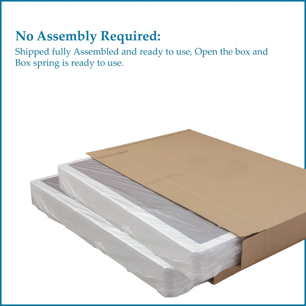 8” Split Fully Assembled Box Spring for Mattress, Queen K779