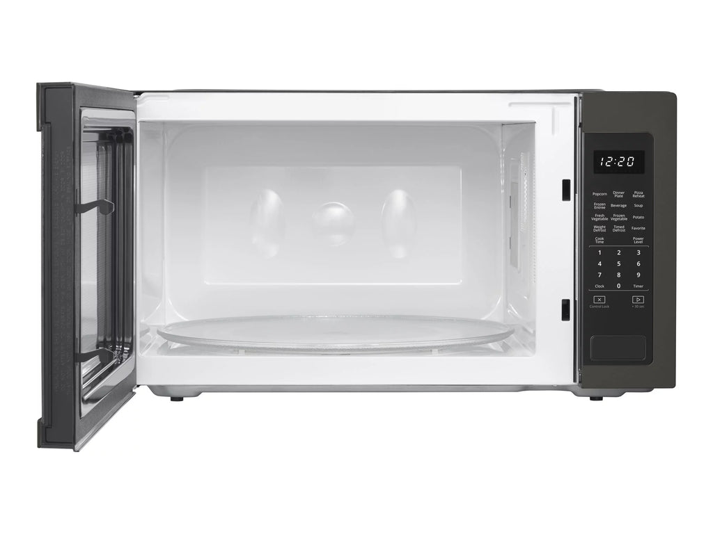 2.2 cu. ft 1200 W Black Stainless Microwave Oven F4909