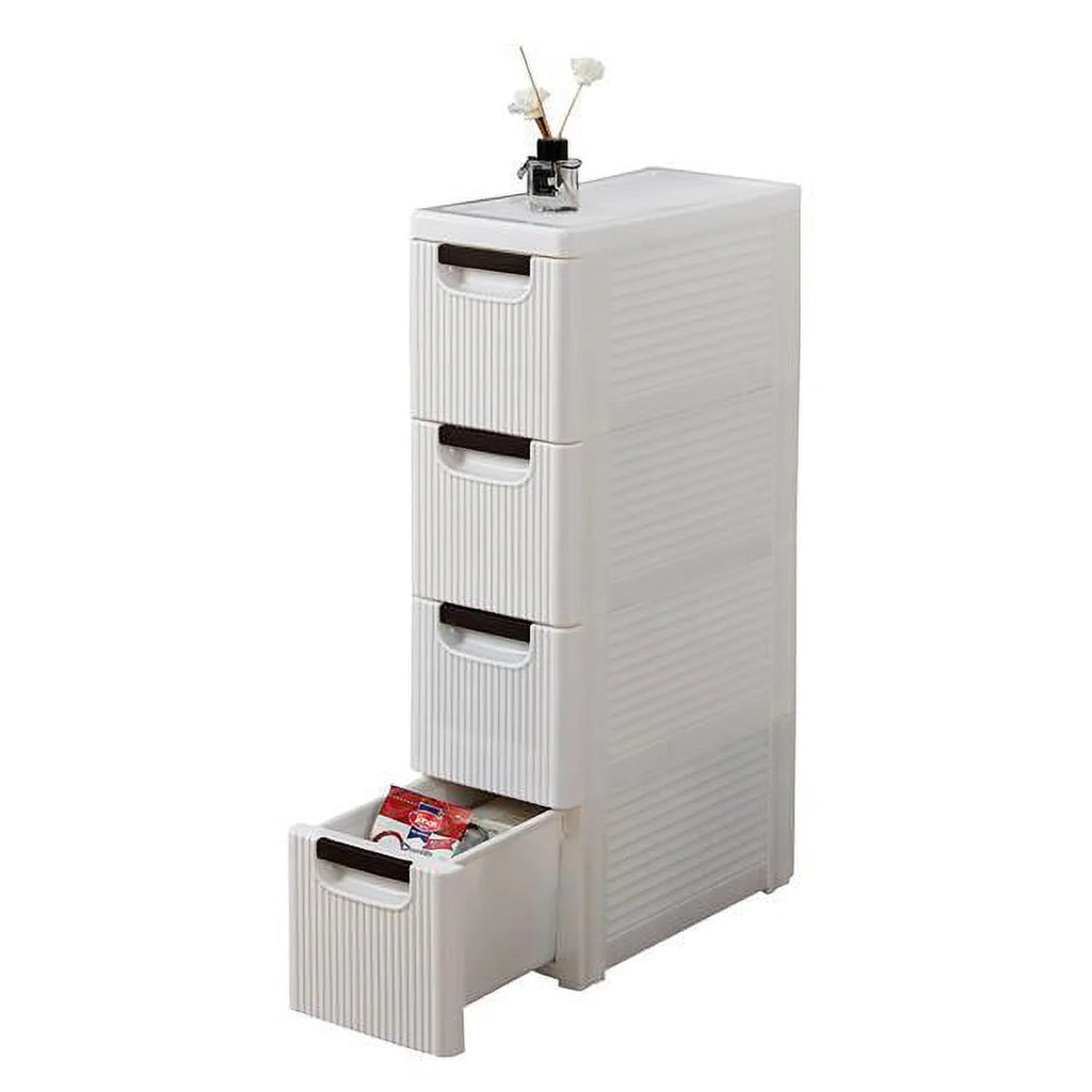 4-Tire Rolling Cart Organizer Unit with Wheels Storage Cabinet B28865