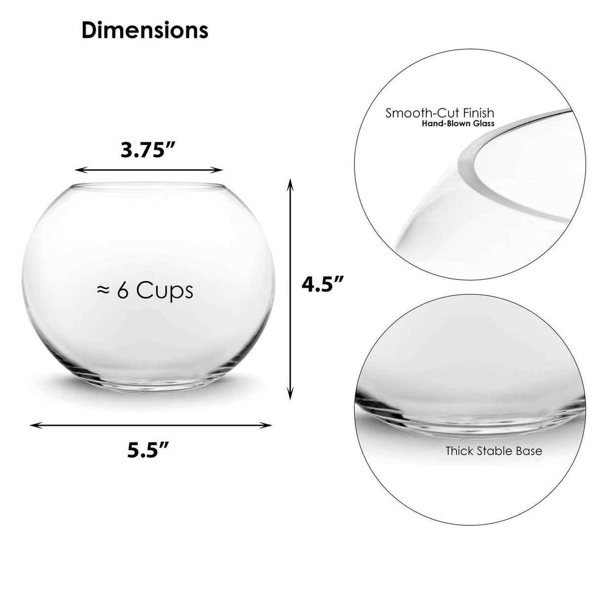 Glass Bubble Bowl L56828
