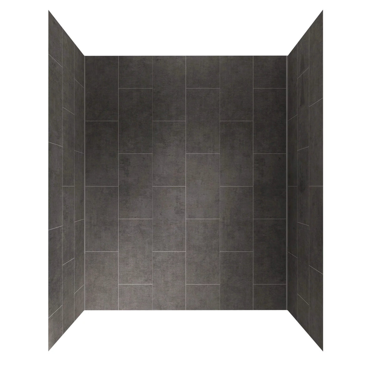 Five Panel Alcove Shower Wall Kit - Slate Q26945