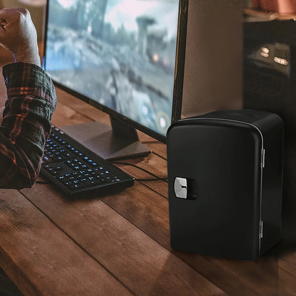 Black 6 Can Mini Fridge O414607