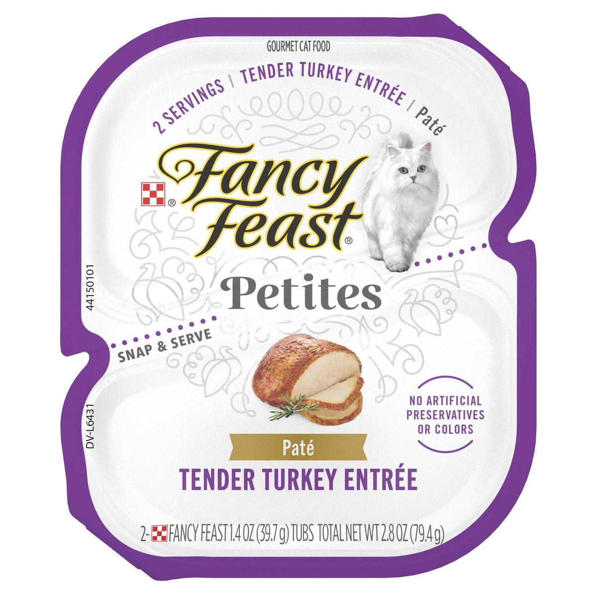 Pate Tender Turkey Entree Wet Cat Food K649