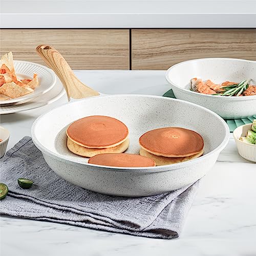 Nonstick Frying Pan Skillet, Swiss Granite Coating, 9.5 Inch X21076