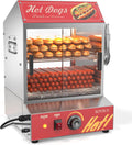 31.7QT 30L 2-Tier Hot Dog Steamer with Removable Shelves I6419