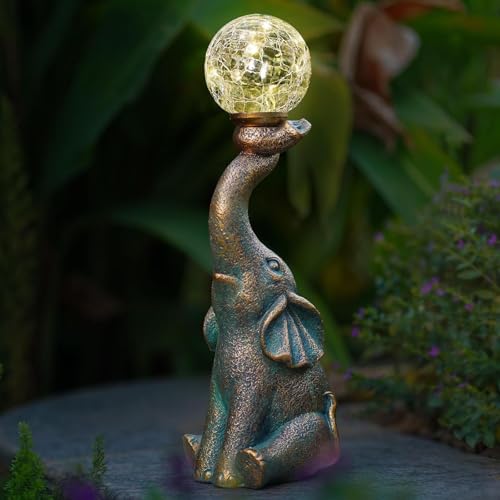 Bronze Elephant Garden Statue J71298