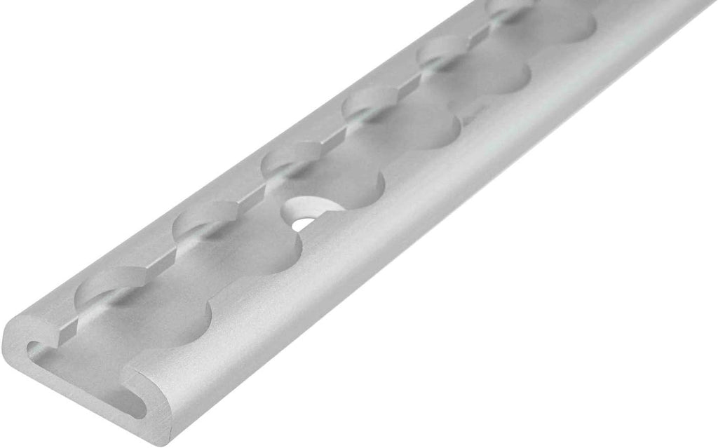 Heavy Duty Aluminum 4ft L-Track (4 Pcs) with Stainless Steel Ring (16 Pcs) Tie Down System M2591