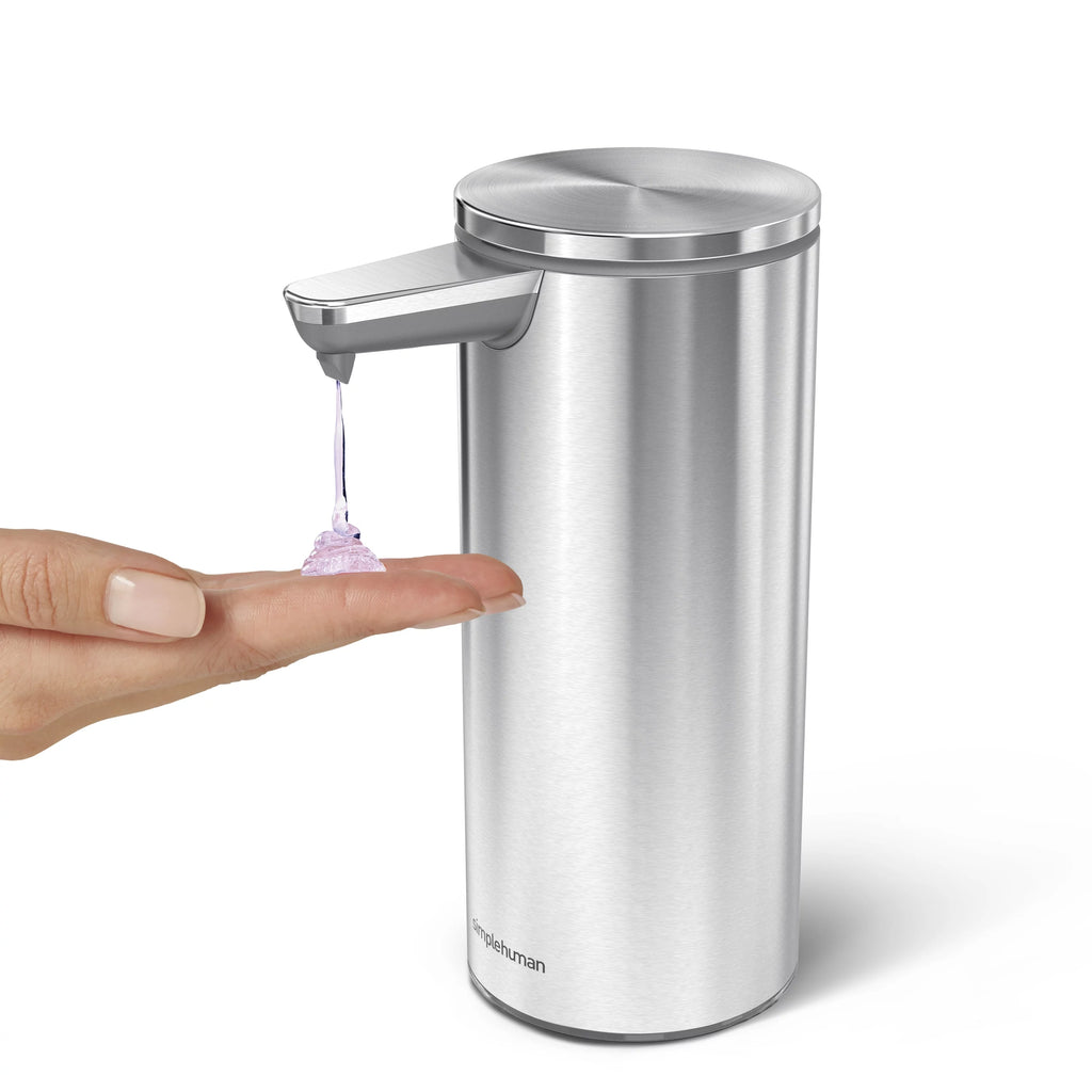 9 oz. Touch-Free Automatic Rechargeable Sensor Liquid Soap Dispenser, Brushed Stainless Steel E776572