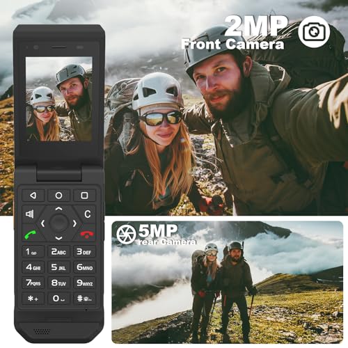 S22 Smart Flip Phone Unlocked 16GB 2.8 Touchscreen Rugged Cell Phone Android 11 IP68 Water Resistant 4G LTE GSM Q186350