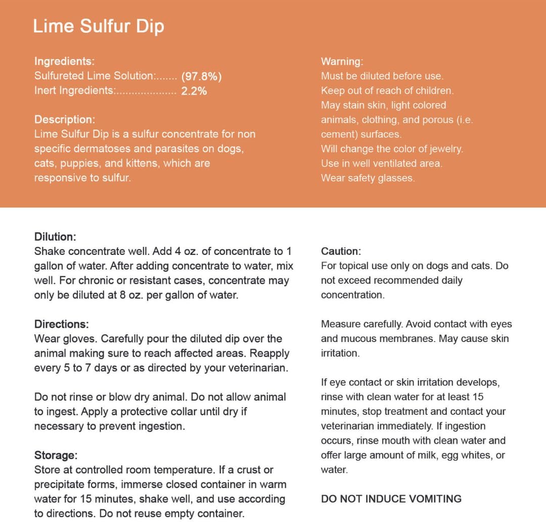 Lime Sulfur Dip 16 oz R1815