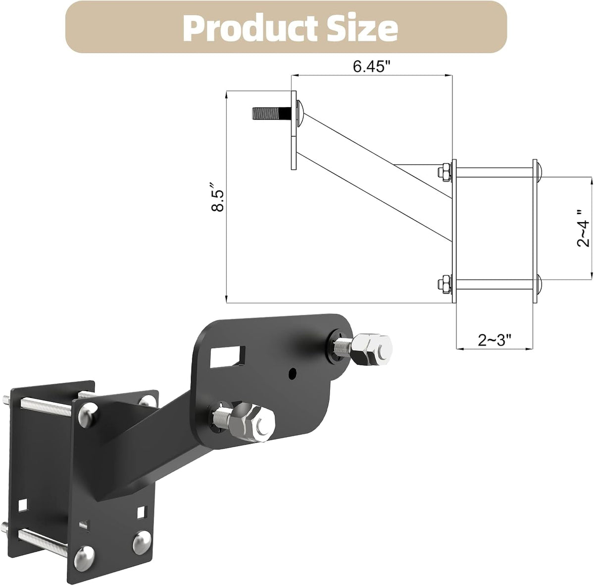 Spare Tire Carrier Trailer Mount J71573