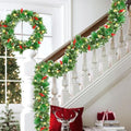 50 LEDs 9FT Prelit Garland P42229
