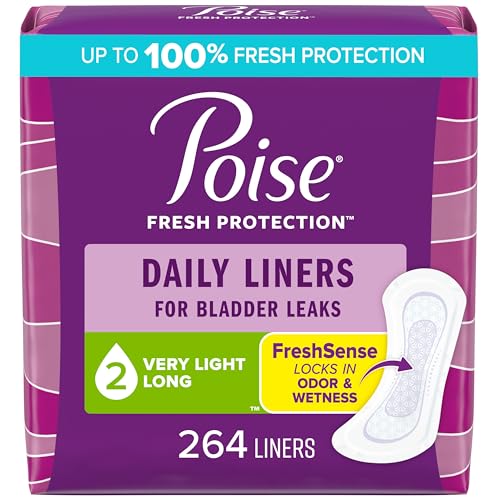 264 Count Long Length Incontinence Panty Liners B385458
