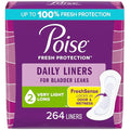 264 Count Long Length Incontinence Panty Liners B385458