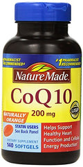 CoQ10 200 mg Dietary Supplement Softgels 100 Count A65518