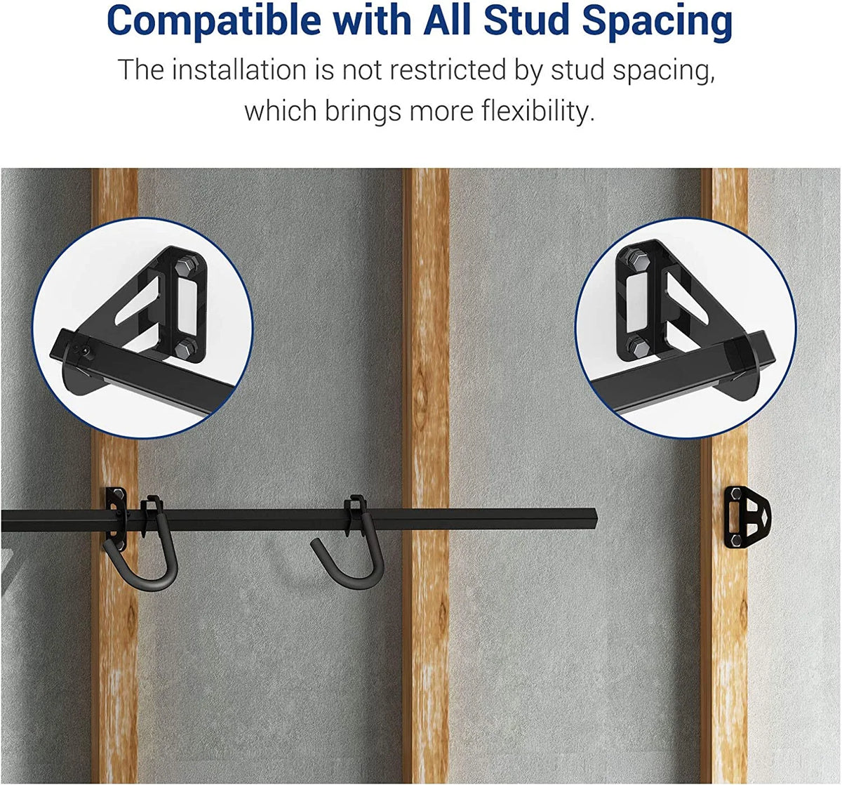Heavy-Duty Wall Mount 6-Bike Storage Rack B2994
