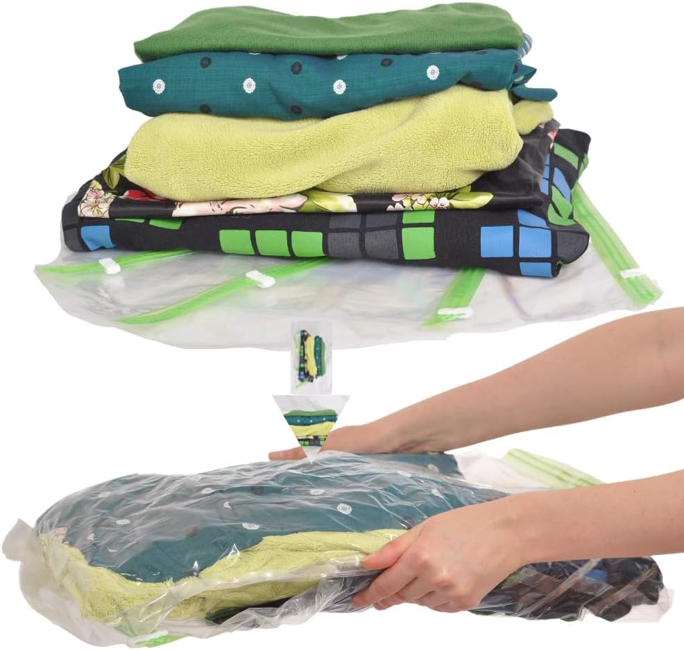 8 Space Saver Bags Roll-Up Compression Packing U78218