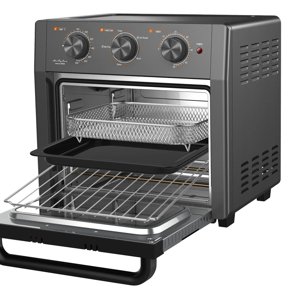 1300W 20Qt Air Fryer Toaster Oven Combo with Non Stick Basket Z896